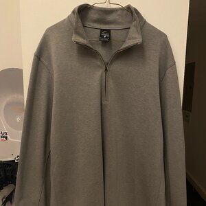 Nike Dri-FIT Men's Grey Quarter-Zip in XL